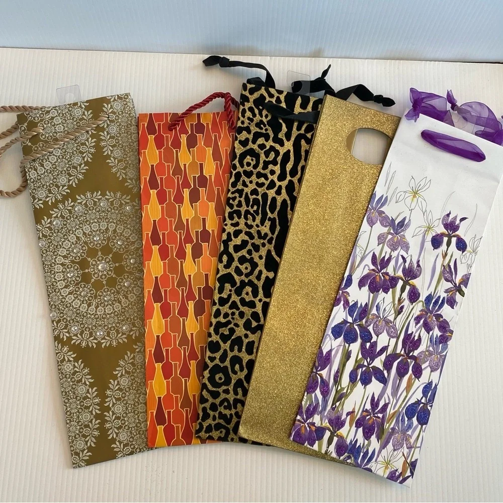 20 PCs  Wine Bottle Gift Bags with Handles for Wedding, Birthday, House …
